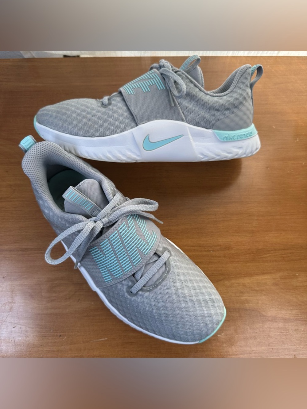 Nike Renew In-Season TR 9 Athletic Sneakers Ocean Cube/Cool Grey Women’s 7.5